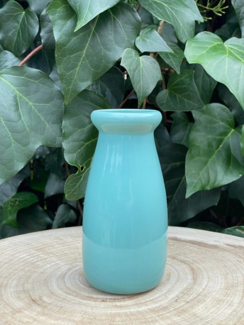 milk bottle shape small vase